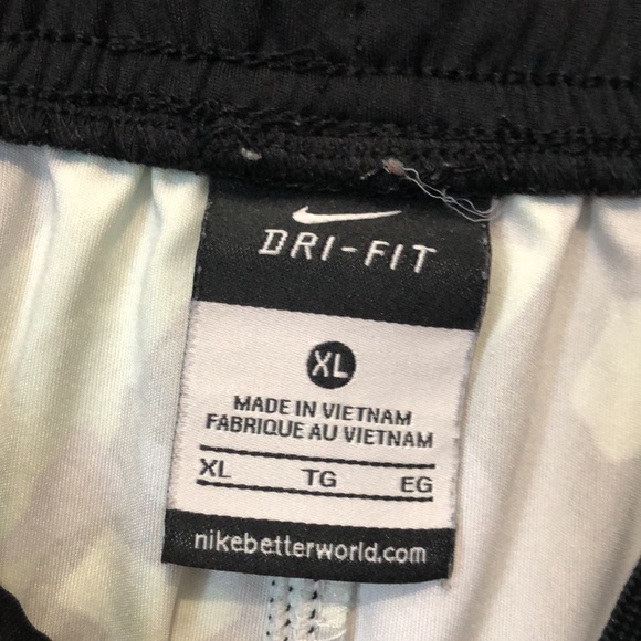 Nike shorts Boys XL abstract neon athletic basketball dri-fit pull on long punk - Picture 5 of 9